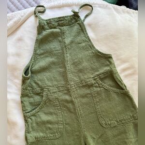 Cat & Jack Girls Green Overalls